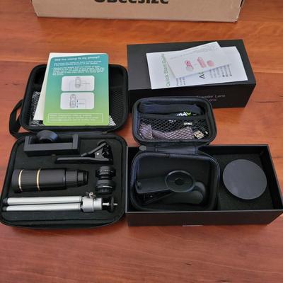 Two iPhones, Phone Lenses, and Tripod (BR2-EL)