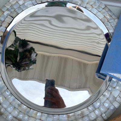 Mirrored tray, Decor and incense