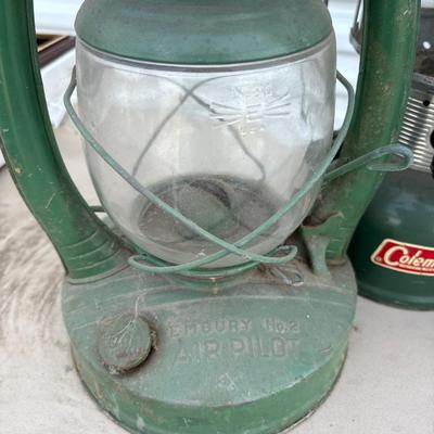 3 vintage lanterns