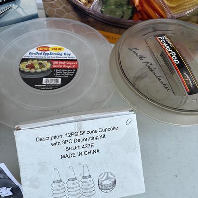 Acrylic Lazy Susan, and other kitchen items