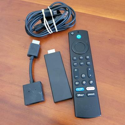 Three Amazon Fire TV Sticks and Accessories (BR2-EL)