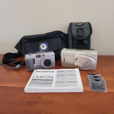 Two Olympus Camedia Digital Cameras (BR2-EL)