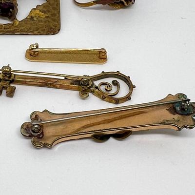 Lot Antique Victorian Jewelry