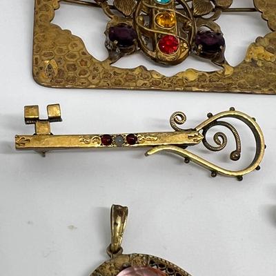 Lot Antique Victorian Jewelry