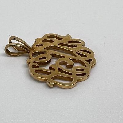 14k Gold Jewelry Lot - Ring, Locket Tested at 14k, Monogram Marked