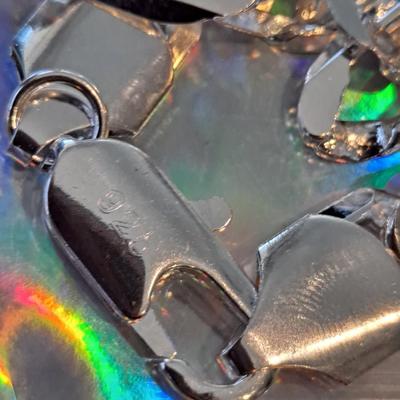925 Sterling Silver Chunk Necklace
