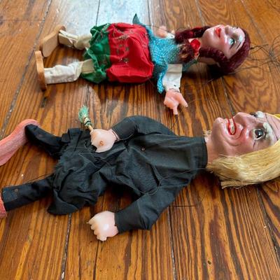 Vintage Wizard of Oz Themed Puppets