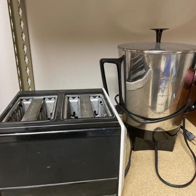 Coffee maker and toaster