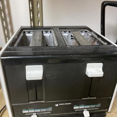 Coffee maker and toaster