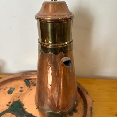Vintage Copper Coffee / Tea Set