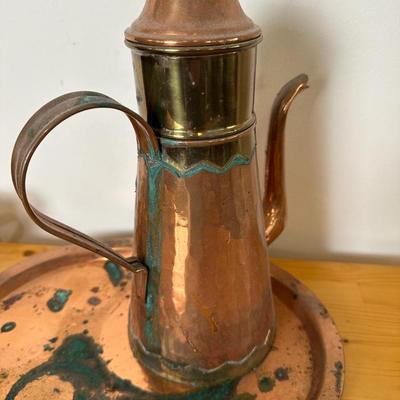 Vintage Copper Coffee / Tea Set