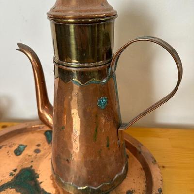 Vintage Copper Coffee / Tea Set