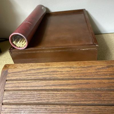 Recipe holder, matches and wood box