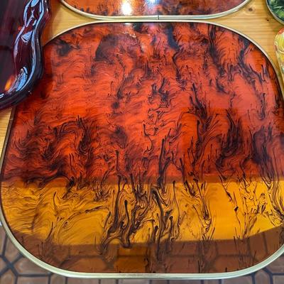 Vintage TV / Bar Trays