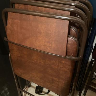 4 chairs and card table only