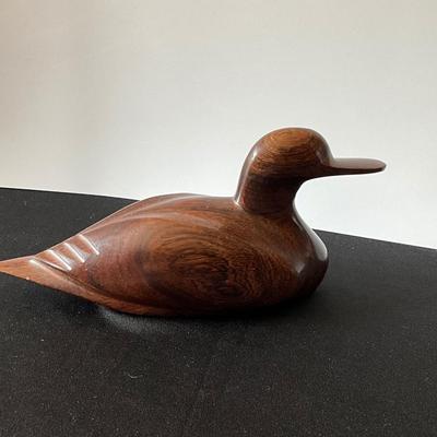 Hand Carved Wooden Duck Decoy