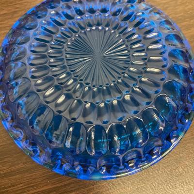 Cobalt blue ashtray
