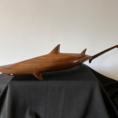 Hand Carved Shark -Betikama Carvings