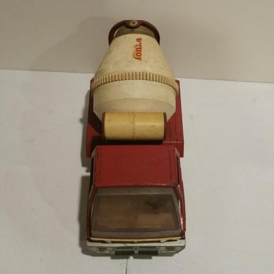 Vintage Tonka Red Metal Concrete Cement Mixer Truck & Tonka Toy Look Book