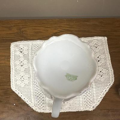 German Rose Hand Painted Tea Pot with Lid