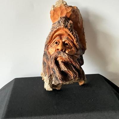 Small carved Man with Beard Wall Art