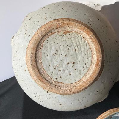 Hand Made Soup Crock w/cover/ladle