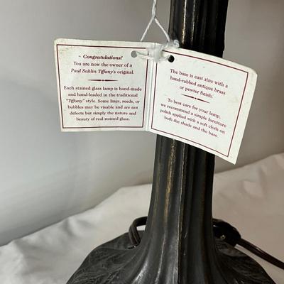 Original Tiffany 15” Lamp w/original tags