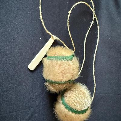 Alaskan Eskimo Yo-yo toy from game fur