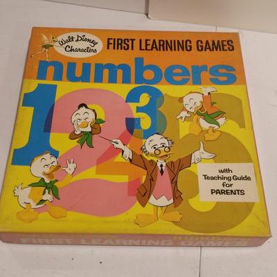 Lot of Walt Disney Characters First Learning Games