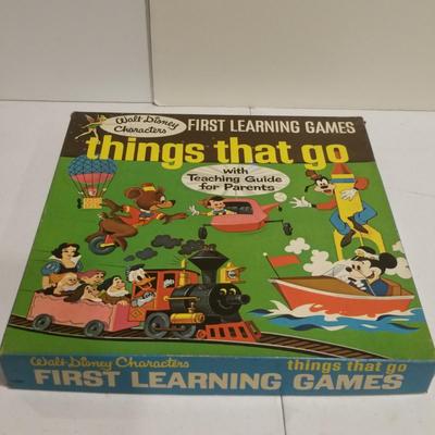 Lot of Walt Disney Characters First Learning Games