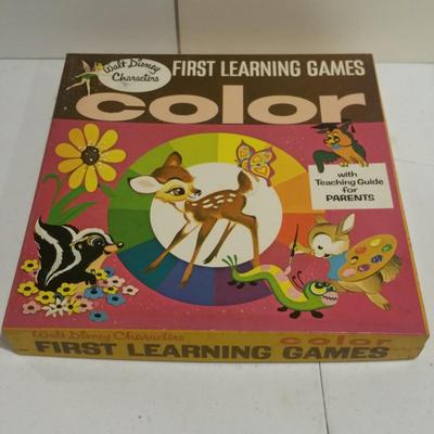 Lot of Walt Disney Characters First Learning Games