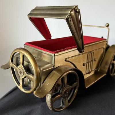 Vintage Solid Gold Cadillac Music Box