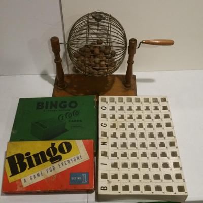 Bingo Games Cage & wood balls