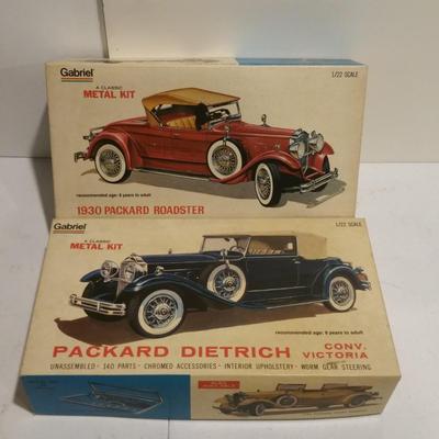 2 Gabriel Car Model Metal Kit for parts may not be complete sets