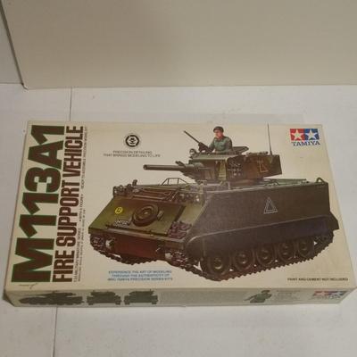 3 Tamiya Military Tank Models Marder, M113A1 Fire Support, Gepard