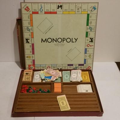 3 Vintage Board Games Monopoly, Elmer Wheeler's Fat Boys, Game of Rich Uncle