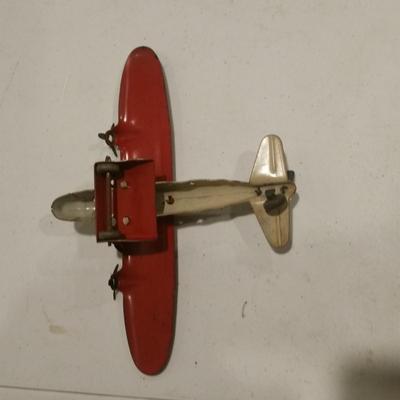 Vintage Wyandotte Metal Propeller Plane Airplane Toy Made in USA