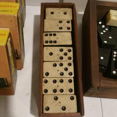 Lot of 7 sets Vintage Dominoes