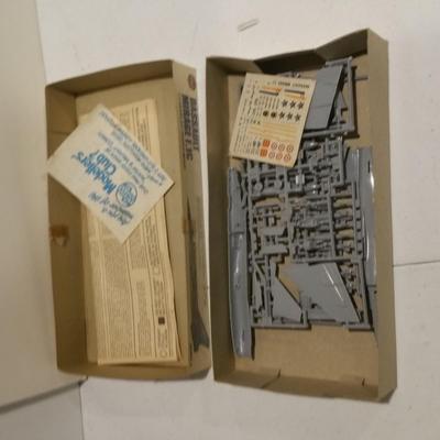 Lot of 4 Airplane Model kits , Kitty Hawk, Lockheed Hercules, Hawker Harrier, Dassault Mirage