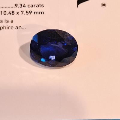 GIA CERTIFIED LAB GROWN SAPPHIRE