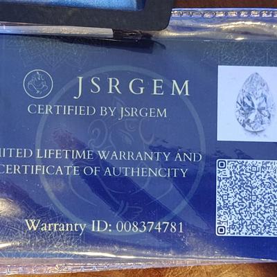 Certified 1.09 ct Lab Grown Diamond