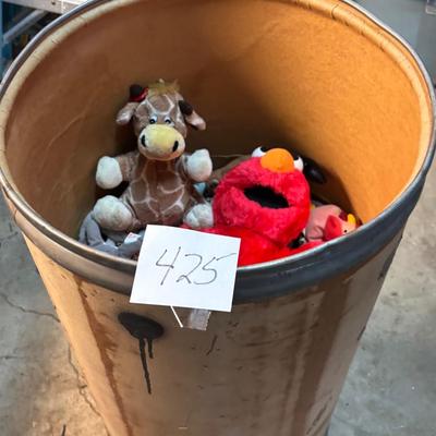 Tub Full of Stuffed Animals