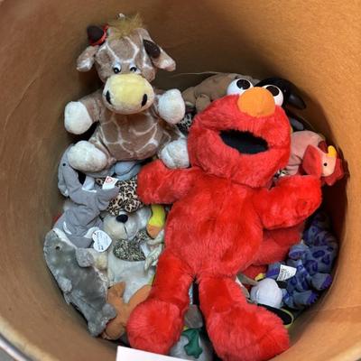 Tub Full of Stuffed Animals