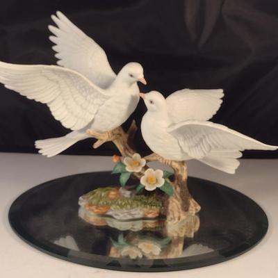 Maruri USA Porcelain Figurine- 'Wings of Love' Dove Collection- Approx 7 1/4" Tall