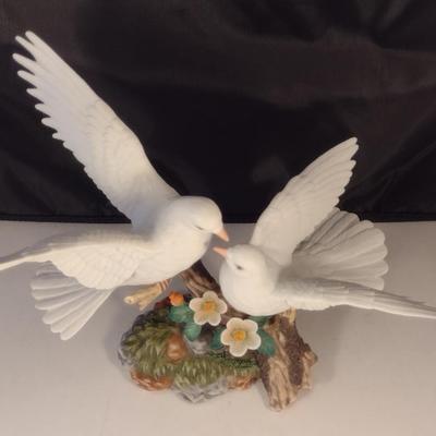 Maruri USA Porcelain Figurine- 'Wings of Love' Dove Collection- Approx 7 1/4" Tall