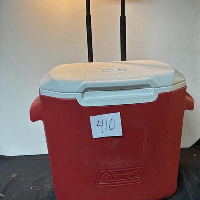 Coleman Cooler on Wheels