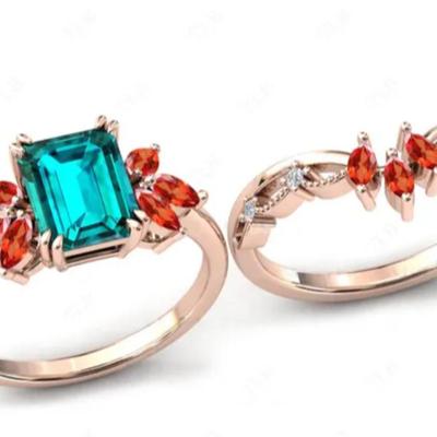 Radient Paribarbra Tourmaline Wedding/Bridal Set