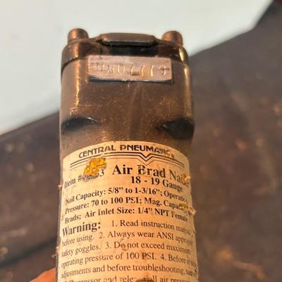Central Pneumatic Air Brad Nailer