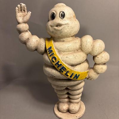 Antique Michelin Man Waving Figurine/Coin Bank
