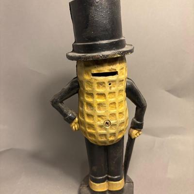 Antique Mr. Peanut Coin Bank